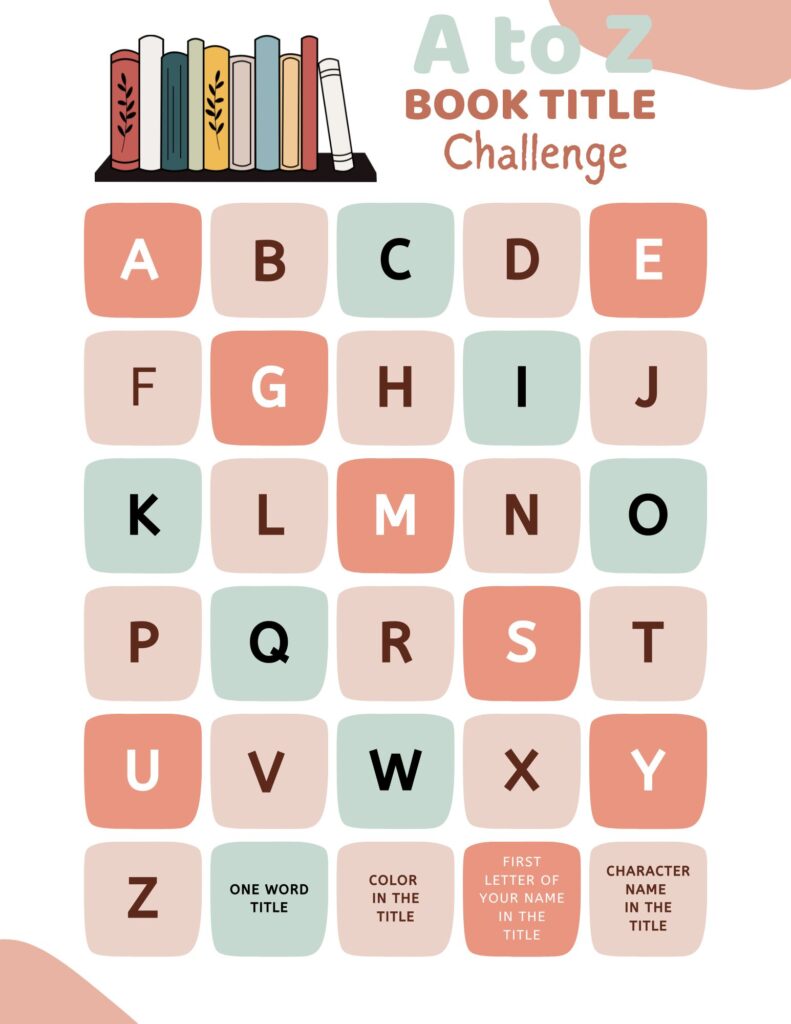 Join Chapters for the 2023 A to Z Book Title Reading Challenge